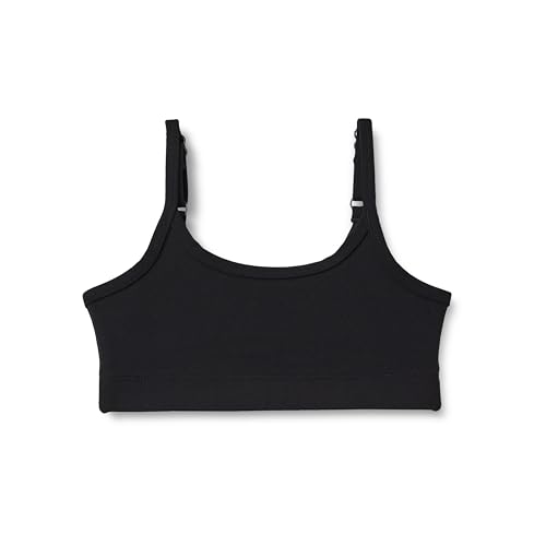 Amazon Essentials Mädchen Formflex Sport-BH, Schwarz, 9 Jahre von Amazon Essentials