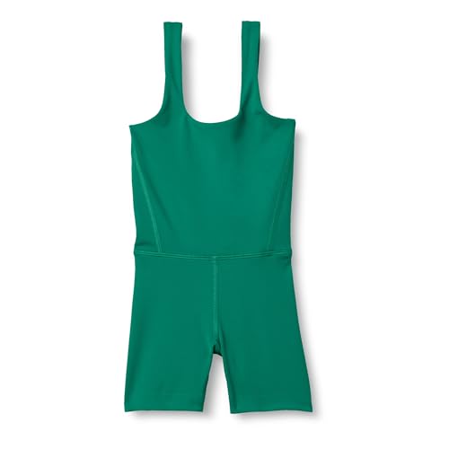 Amazon Essentials Mädchen Formflex-Turnanzug mit Shorts, Smaragdgrün, 5 Jahre von Amazon Essentials