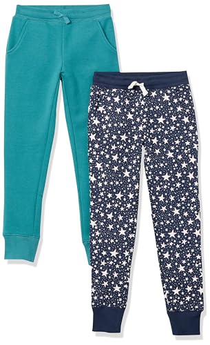 Amazon Essentials Mädchen Jogginghosen, 2er-Pack, Blaugrün/Marineblau Sterne, 6-7 Jahre Amazon Essentials Mädchen Jogginghosen, 2er-Pack, Blaugrün/Marineblau Sterne, 6-7 Jahre von Amazon Essentials
