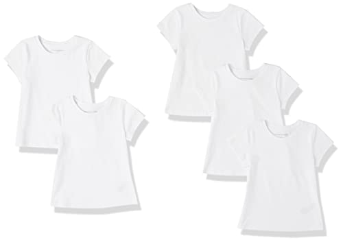 Amazon Essentials Mädchen Kurzärmelige T-Shirts, 5er-Pack, Weiß, 5 Jahre Amazon Essentials Mädchen Kurzärmelige T-Shirts, 5er-Pack, Weiß, 5 Jahre von Amazon Essentials