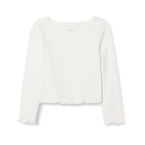 Amazon Essentials Mädchen Langärmeliges Cropped-Top aus Rippstrick, Elfenbein, 2 Jahre Amazon Essentials Mädchen Langärmeliges Cropped-Top aus Rippstrick, Elfenbein, 2 Jahre von Amazon Essentials