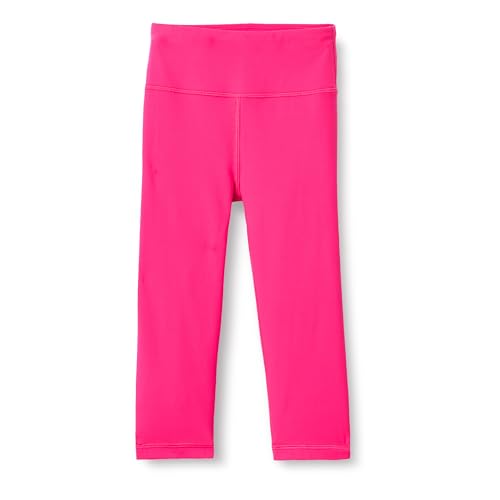 Amazon Essentials Mädchen Total Train 38cm Beininnenlänge, Capri-Leggings, Intensive Rosa, 9 Jahre von Amazon Essentials