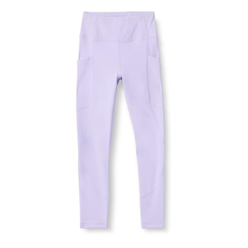 Amazon Essentials Mädchen Power Sculpt Leggings in voller Länge mit Taschen, Lavendel, 6-7 Jahre von Amazon Essentials