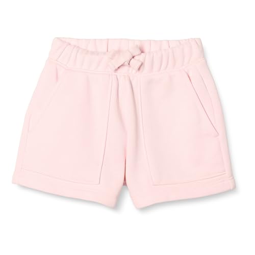 Amazon Essentials Mädchen Shorts aus French Terry mit aufgesetzten Taschen, Hellrosa, 6-7 Jahre von Amazon Essentials
