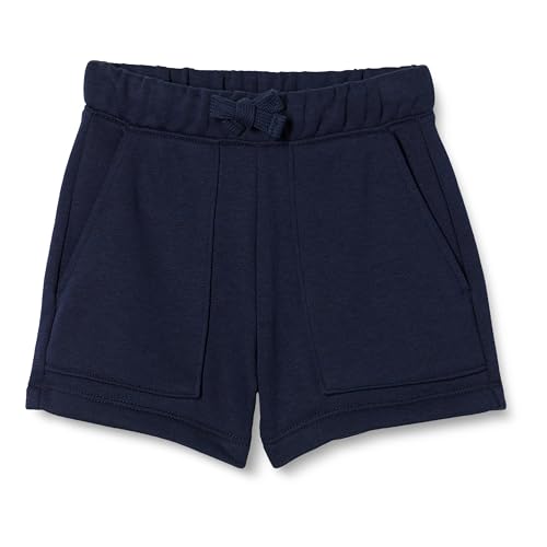 Amazon Essentials Mädchen Shorts aus French Terry mit aufgesetzten Taschen, Marineblau, 9 Jahre von Amazon Essentials