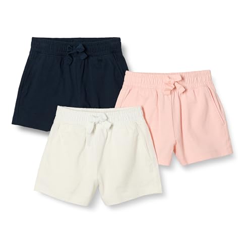 Amazon Essentials Mädchen Shorts zum Reinschlüpfen, 3er-Pack, Elfenbein/Marineblau/Rosa, 5 Jahre Amazon Essentials Mädchen Shorts zum Reinschlüpfen, 3er-Pack, Elfenbein/Marineblau/Rosa, 5 Jahre von Amazon Essentials