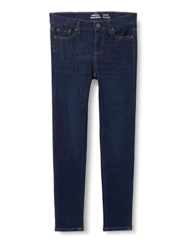 Amazon Essentials Mädchen Skinny-Jeans aus Stretch, Dunkle Waschung, 7 Jahre Große Größen von Amazon Essentials