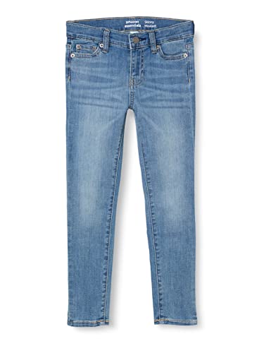 Amazon Essentials Mädchen Skinny-Jeans aus Stretch, Verwaschenes Blau, 9 Jahre Große Größen von Amazon Essentials