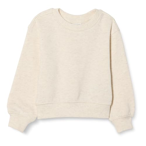 Amazon Essentials Mädchen Sweatshirt, Haferbeige Meliert, 5 Jahre von Amazon Essentials