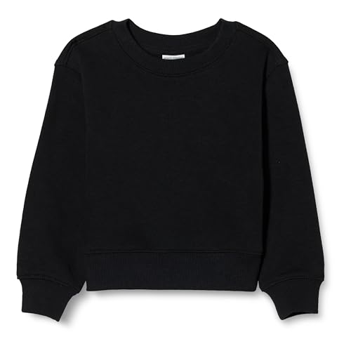 Amazon Essentials Mädchen Sweatshirt, Schwarz, 8 Jahre von Amazon Essentials