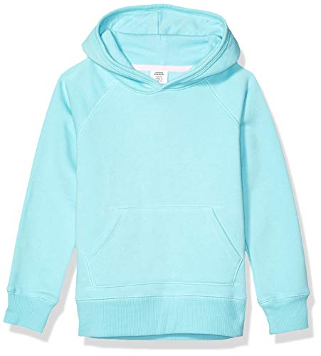 Amazon Essentials Mädchen Sweatshirtpullover mit Kapuze, Aquablau, 8 Jahre von Amazon Essentials