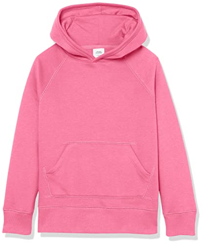 Amazon Essentials Mädchen Sweatshirtpullover mit Kapuze, Kräftiges Rosa, 6-7 Jahre von Amazon Essentials