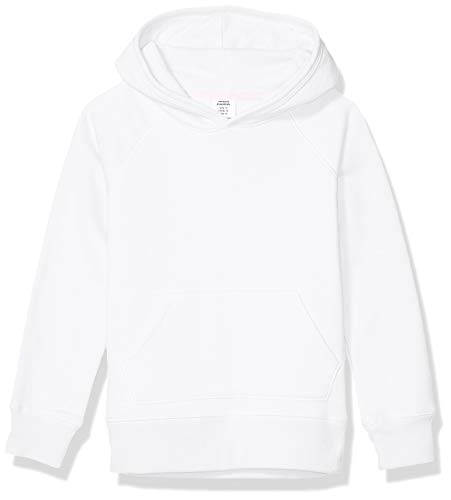 Amazon Essentials Mädchen Sweatshirtpullover mit Kapuze, Weiß, 5 Jahre von Amazon Essentials