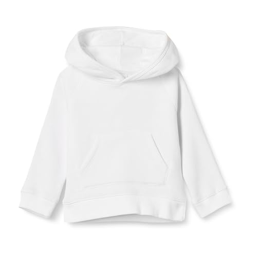 Amazon Essentials Mädchen Sweatshirtpullover mit Kapuze, Weiß, 5 Jahre von Amazon Essentials
