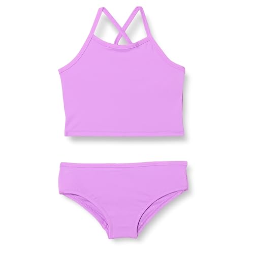 Amazon Essentials Mädchen Tankini-Set, Helles Lavendel, 11-12 Jahre von Amazon Essentials