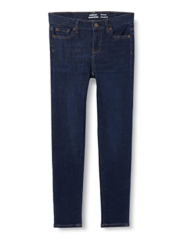Amazon Essentials Mädchen Skinny-Jeans aus Stretch, Dunkle Waschung, 9 Jahre von Amazon Essentials