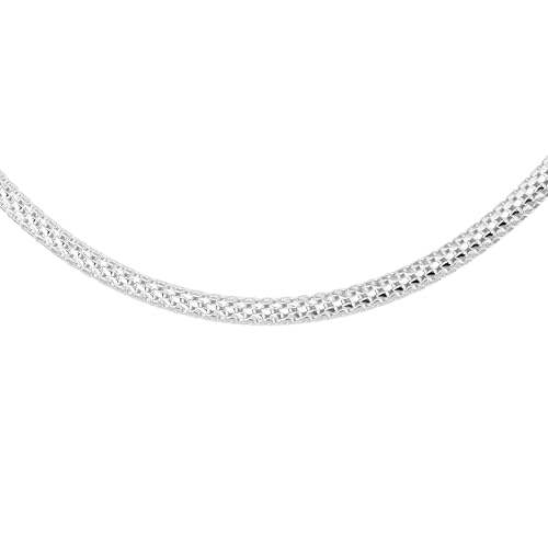 Amazon Essentials Mesh-Kette aus Sterlingsilber, 46 cm von Amazon Essentials