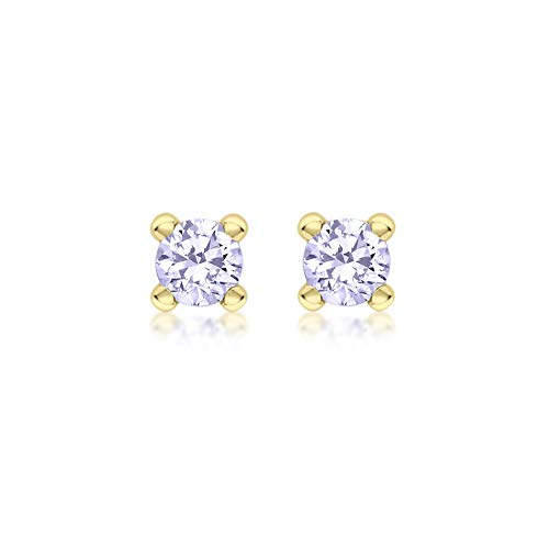 Amazon Essentials Ohrstecker aus 9-karätigem Gold mit Geburtsstein für Juni (ehemals Amazon Collection) von Amazon Essentials