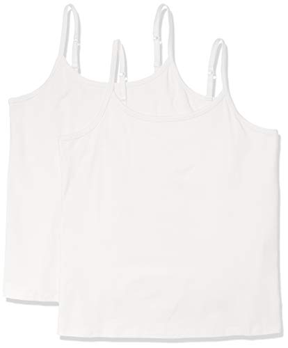 Amazon Essentials Damen Camisole (in Übergröße erhältlich), 2er-Pack, Weiß, XXL Große Größen von Amazon Essentials