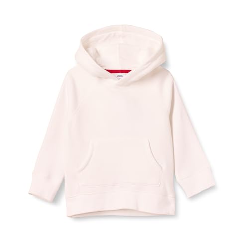 Amazon Essentials Jungen Fleece-Kapuzenpulli, Weiß, 6-7 Jahre von Amazon Essentials