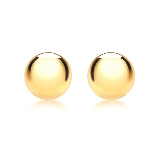 Amazon Essentials Runde Ohrstecker aus 9-karätigem Gelbgold (ehemals Amazon Collection) von Amazon Essentials