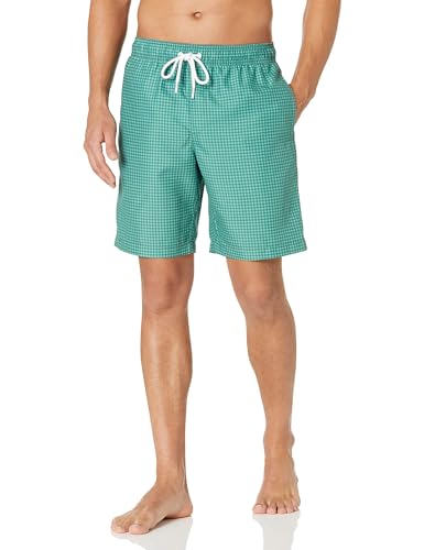 Amazon Essentials Herren Badehose, Schnell Trocknend, 23 cm, Blaugrün, L von Amazon Essentials