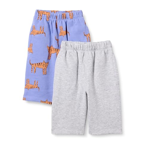 Amazon Essentials Unisex Baby Baumwollhose Aus French Terry, 2er-Pack, Grau Meliert/Purpur Tiger, 18 Monate Amazon Essentials Unisex Baby Baumwollhose Aus French Terry, 2er-Pack, Grau Meliert/Purpur Tiger, 18 Monate von Amazon Essentials