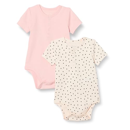 Amazon Essentials Unisex Baby Henley Body, 2er-Pack, Blassrosa/Punkte, 24 Monate Amazon Essentials Unisex Baby Henley Body, 2er-Pack, Blassrosa/Punkte, 24 Monate von Amazon Essentials