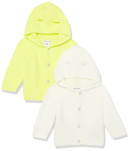 Amazon Essentials Unisex Baby Kapuzenpullover, 2er-Pack, Elfenbein/Zitronengelb, 0-3 Monate Amazon Essentials Unisex Baby Kapuzenpullover, 2er-Pack, Elfenbein/Zitronengelb, 0-3 Monate von Amazon Essentials