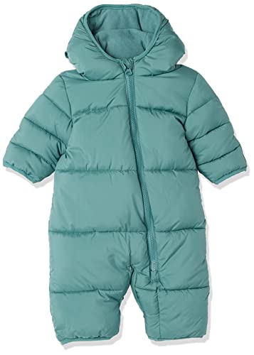 Amazon Essentials Unisex Baby Schnee-Daunenoverall, Dunkles Salbeigrün, 18 Monate von Amazon Essentials