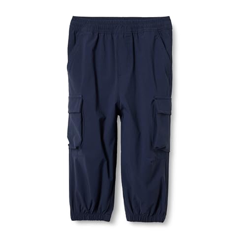 Amazon Essentials Unisex Kinder Cargo-Fallschirmhose, Marineblau, 8 Jahre von Amazon Essentials