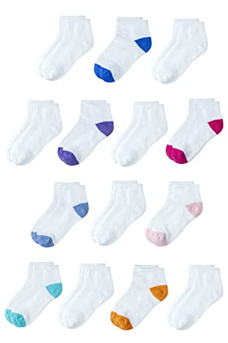 Amazon Essentials Unisex Kinder Knöchelsocken aus Baumwolle, 14 Paar, Mehrfarbig, 2-3 Jahre von Amazon Essentials
