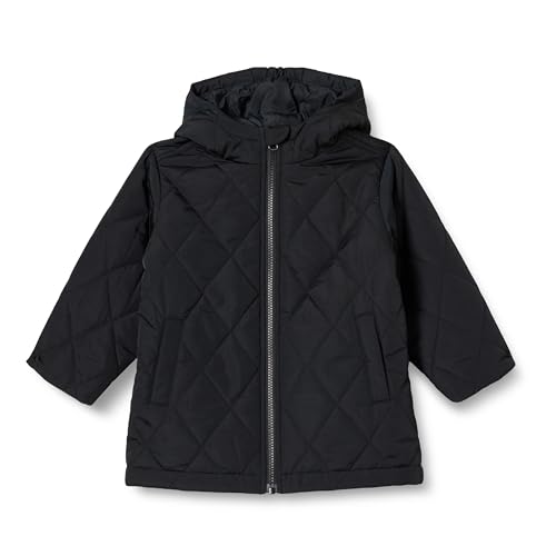 Amazon Essentials Unisex Kinder Lange Steppjacke, Schwarz, 10 Jahre von Amazon Essentials