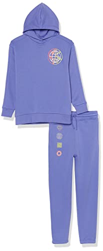 Amazon Essentials Unisex Kinder Modernes Sweat-Set, 2er-Pack, Lila Blau, 10 Jahre von Amazon Essentials