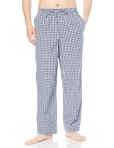 Amazon Essentials Herren Gewebte Pyjamahose, Gerade Geschnitten, Mehrfarbig, S von Amazon Essentials