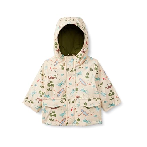 Amazon Essentials x Sofia Grainge Baby Jungen Wasserabweisende Regenjacke, Hellbronze Frösche, 24 Monate Amazon Essentials x Sofia Grainge Baby Jungen Wasserabweisende Regenjacke, Hellbronze Frösche, 24 Monate von Amazon Essentials