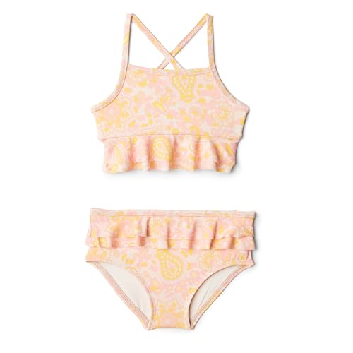 Amazon Essentials x Sofia Grainge Baby Mädchen Bikini, Muschelrosa Verziertes Paisley, 18 Monate von Amazon Essentials