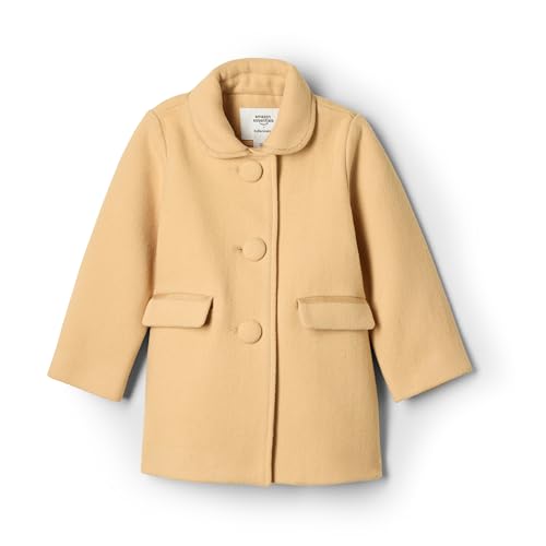 Amazon Essentials x Sofia Grainge Baby Mädchen Mantel aus Wollmischung, Helles Kamelbraun, 24 Monate von Amazon Essentials
