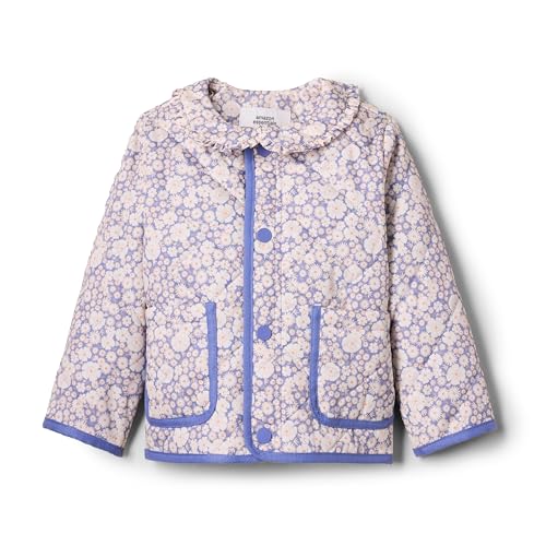 Amazon Essentials x Sofia Grainge Baby Mädchen Mittelschwere Feldjacke mit Rüschen, Blau Elfenbein Zart Blumig, 12 Monate Amazon Essentials x Sofia Grainge Baby Mädchen Mittelschwere Feldjacke mit Rüschen, Blau Elfenbein Zart Blumig, 12 Monate von Amazon Essentials