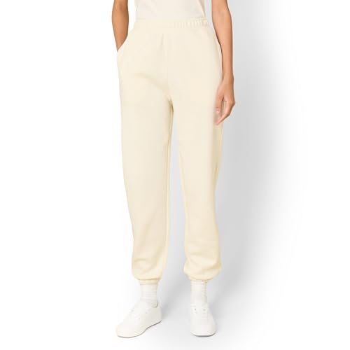 Amazon Essentials x Sofia Grainge Damen Hochtaillierte Jogger im Relaxed Fit, Elfenbein, XXL von Amazon Essentials