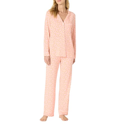 Amazon Essentials x Sofia Grainge Damen Schlafanzug-Set, Hellrosa Giraffen, XXS von Amazon Essentials