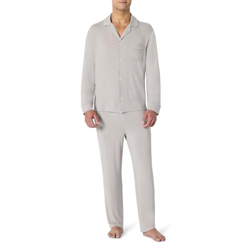 Amazon Essentials x Sofia Grainge Herren Pyjama-Set, Grau, XXL von Amazon Essentials