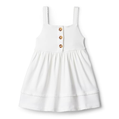 Amazon Essentials x Sofia Grainge Freizeitkleid aus Strick für Mädchen, Weiß, 2 Jahre von Amazon Essentials