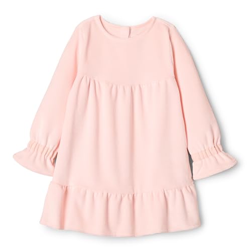Amazon Essentials x Sofia Grainge Mädchen Langärmliges Cordkleid, Hellrosa, 4 Jahre von Amazon Essentials