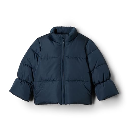 Amazon Essentials x Sofia Grainge Mädchen Steppjacke aus Taft, Blau, 4 Jahre von Amazon Essentials