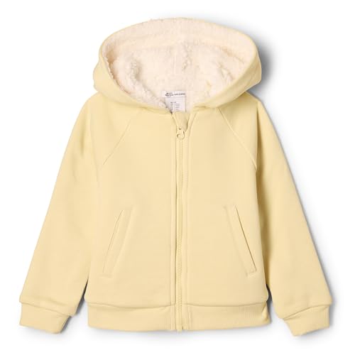 Amazon Essentials x Sofia Grainge Unisex Baby Kapuzenpullover mit Reißverschluss, Buttergelb, 18 Monate von Amazon Essentials