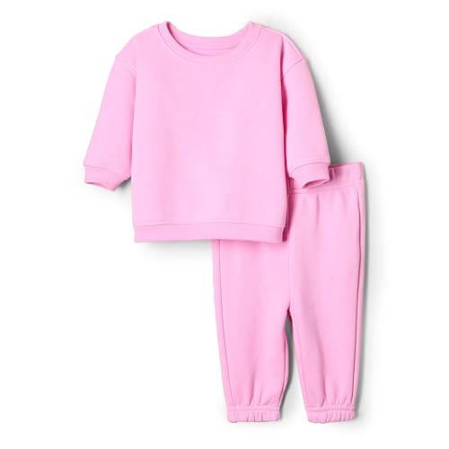 Amazon Essentials x Sofia Grainge Unisex Kinder Set aus Sweatshirt und Jogginghose, Rosa, 3 Jahre von Amazon Essentials