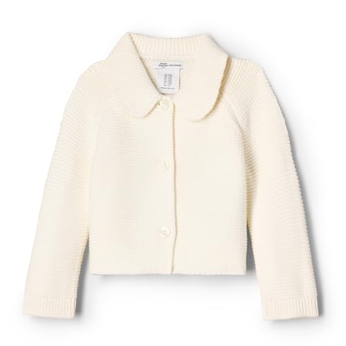 Amazon Essentials x Sofia Grainge Unisex Kinder Sweatjacke mit Bubikragen, Elfenbein, 3 Jahre von Amazon Essentials