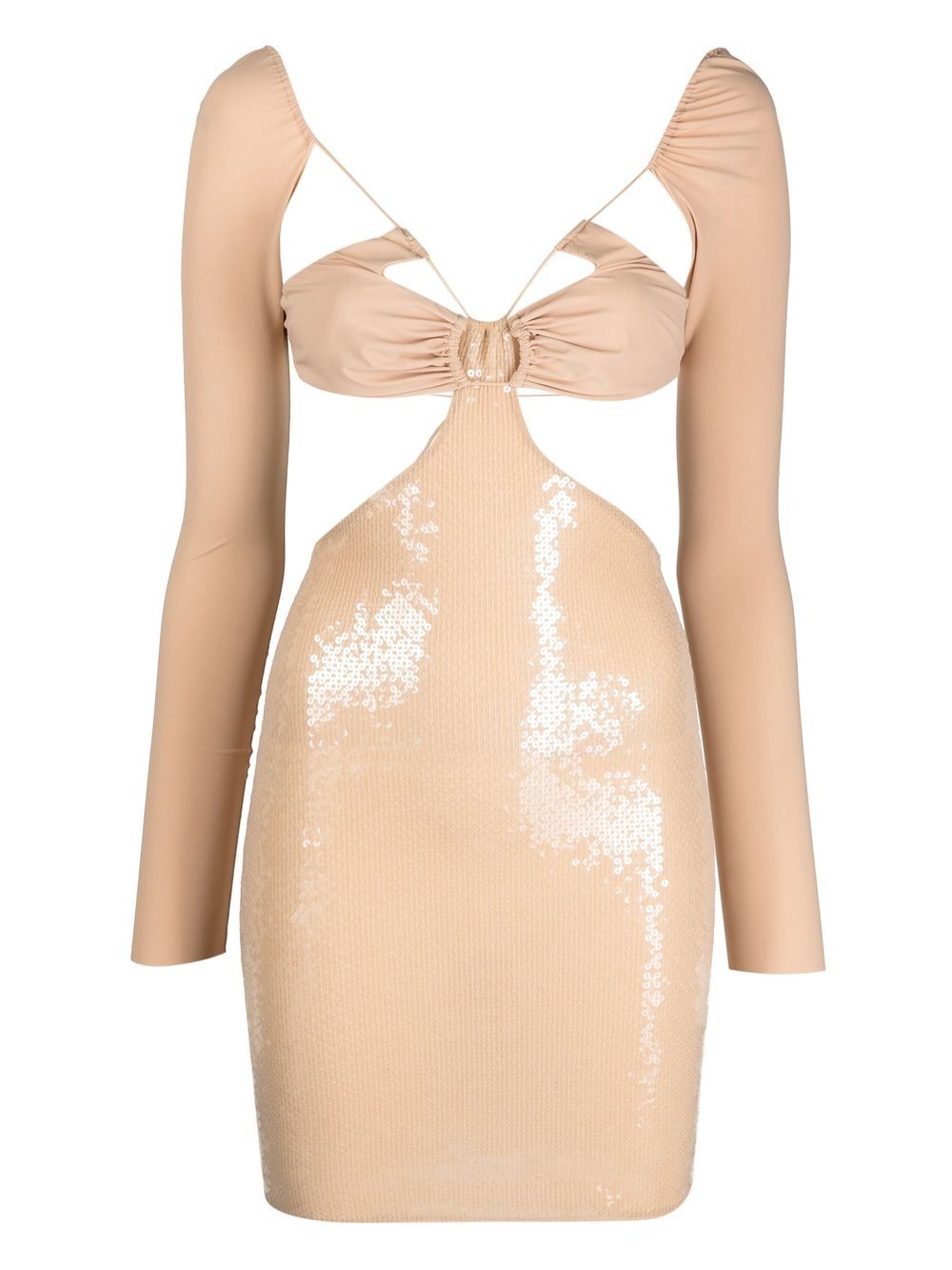 Amazuìn Minikleid mit Pailletten - Nude von Amazuìn