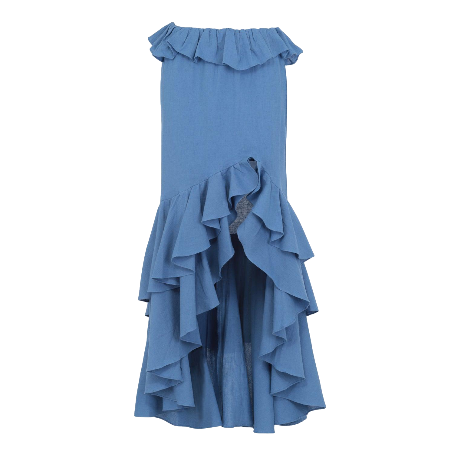 Raina ruffled skirt in blue von Amazula